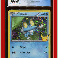 McDonald's Collection 2021 Froakie Confetti Holo 22/25 CGC 8.5