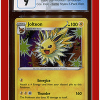 Black Star Promo Jolteon Cosmos Holo SWSH094 CGC 9