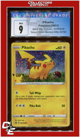 SWSH Black Star Promo SWSH039 Pikachu Sequin Holo CGC 9
