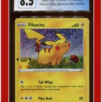 Black Star Promo Pikachu Sequin Holo SWSH SWSH039 CGC 8.5