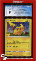 Black Star Promo Pikachu Sequin Holo SWSH SWSH039 CGC 9
