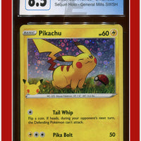 Black Star Promo Pikachu Sequin Holo SWSH SWSH039 CGC 8.5