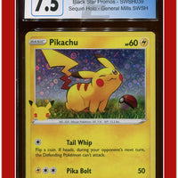 Black Star Promo Pikachu Sequin Holo SWSH SWSH039 CGC 7.5