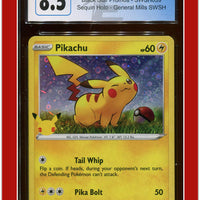 Black Star Promo Pikachu Sequin Holo SWSH SWSH039 CGC 8.5