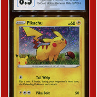 Black Star Promo Pikachu Sequin Holo SWSH SWSH039 CGC 8.5