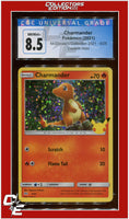 McDonald's Collection 2021 Charmander Confetti Holo 9/25 CGC 8.5
