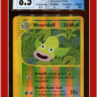 Aquapolis Weepinbell Reverse Holo 65/147 CGC 8.5 - Subgrades