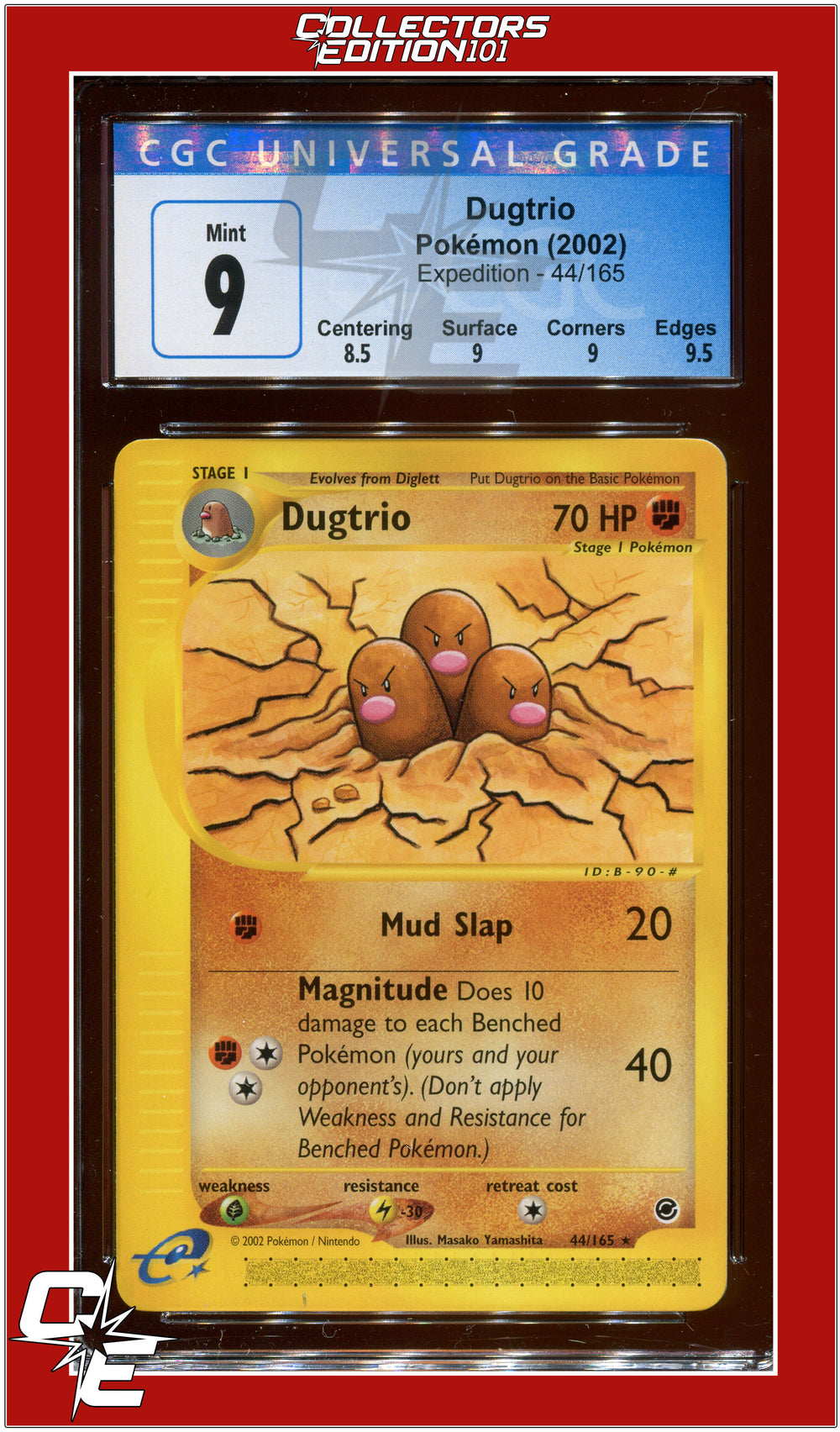 Expedition 44 Dugtrio CGC 9 - Subgrades