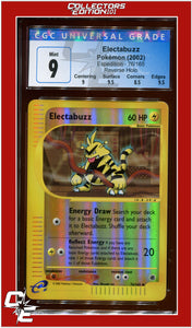 Expedition Electabuzz Reverse Holo 76/165 CGC 9 - Subgrades