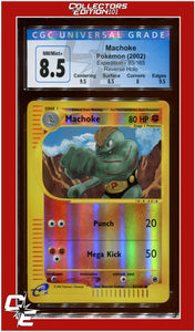 Expedition Machoke Reverse Holo 85/165 CGC 8.5 - Subgrades