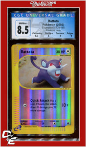 Expedition Rattata Reverse Holo 128/165 CGC 8.5 - Subgrades