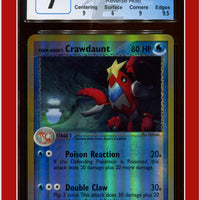 EX Team Magma vs Team Aqua Team Aqua's Crawdaunt Reverse Holo 14/95 CGC 7 - Subgrades