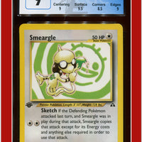 Neo Discovery 1st Edition Smeargle 30/75 CGC 9 - Subgrades