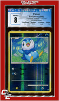 Supreme Victors Piplup Reverse Holo 121/147 CGC 8 - Subgrades
