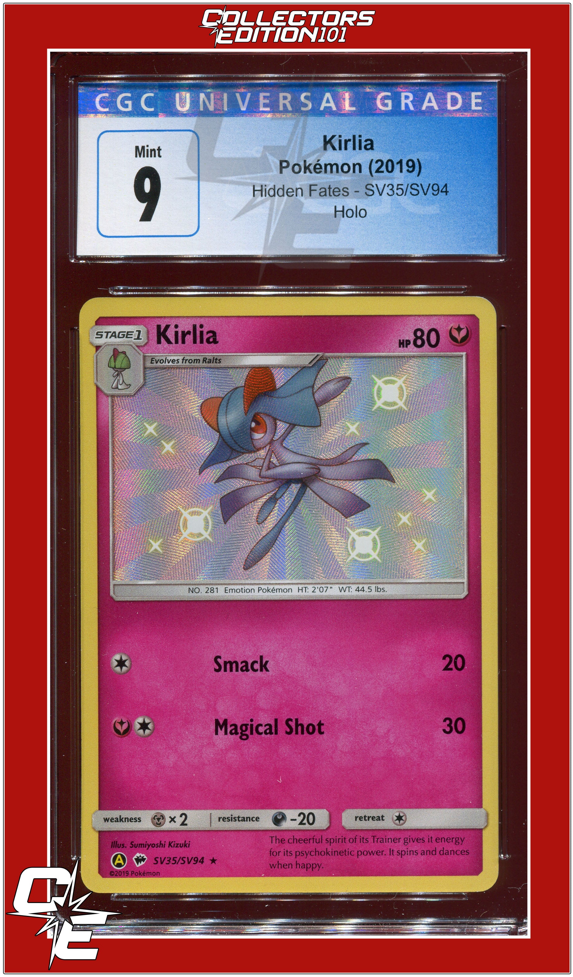 pokemon kirlia card Kirlia 35/109 - ex Ruby & Sapphire main image 0
