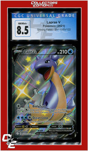 Shining Fates SV110 Full Art Lapras V CGC 8.5