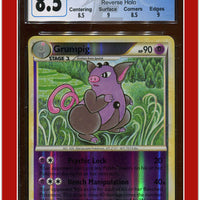 Triumphant Grumpig Reverse Holo 23/102 CGC 8.5 - Subgrades