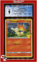 McDonald's Collection 2021 Cyndaquil Confetti Holo 10/25 CGC 9 - Subgrades
