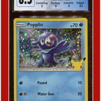 McDonald's Collection 2021 Popplio Confetti Holo 23/25 CGC 8.5 - Subgrades