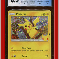 McDonald's Collection 2021 Pikachu Confetti Holo 25 CGC 8.5 - Subgrades