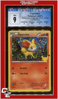 McDonald's Collection 2021 Fennekin Confetti Holo 14/25 CGC 9 - Subgrades
