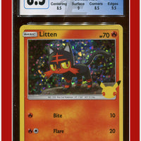 McDonald's Collection 2021 Litten Confetti Holo 15 CGC 8.5 - Subgrades