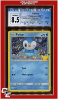 McDonald's Collection 2021 Piplup Confetti Holo 20/25 CGC 8.5 - Subgrades
