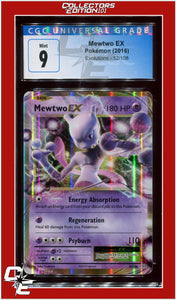 Evolutions Mewtwo EX 52/108 CGC 9