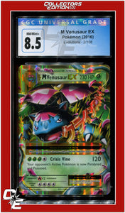 Evolutions M Venusaur EX 2/108 CGC 8.5