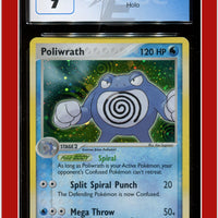 EX FireRed LeafGreen Poliwrath Holo 11/112 CGC 9