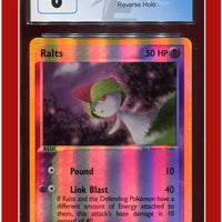 EX Ruby & Sapphire Ralts Reverse Holo 68/109 CGC 8