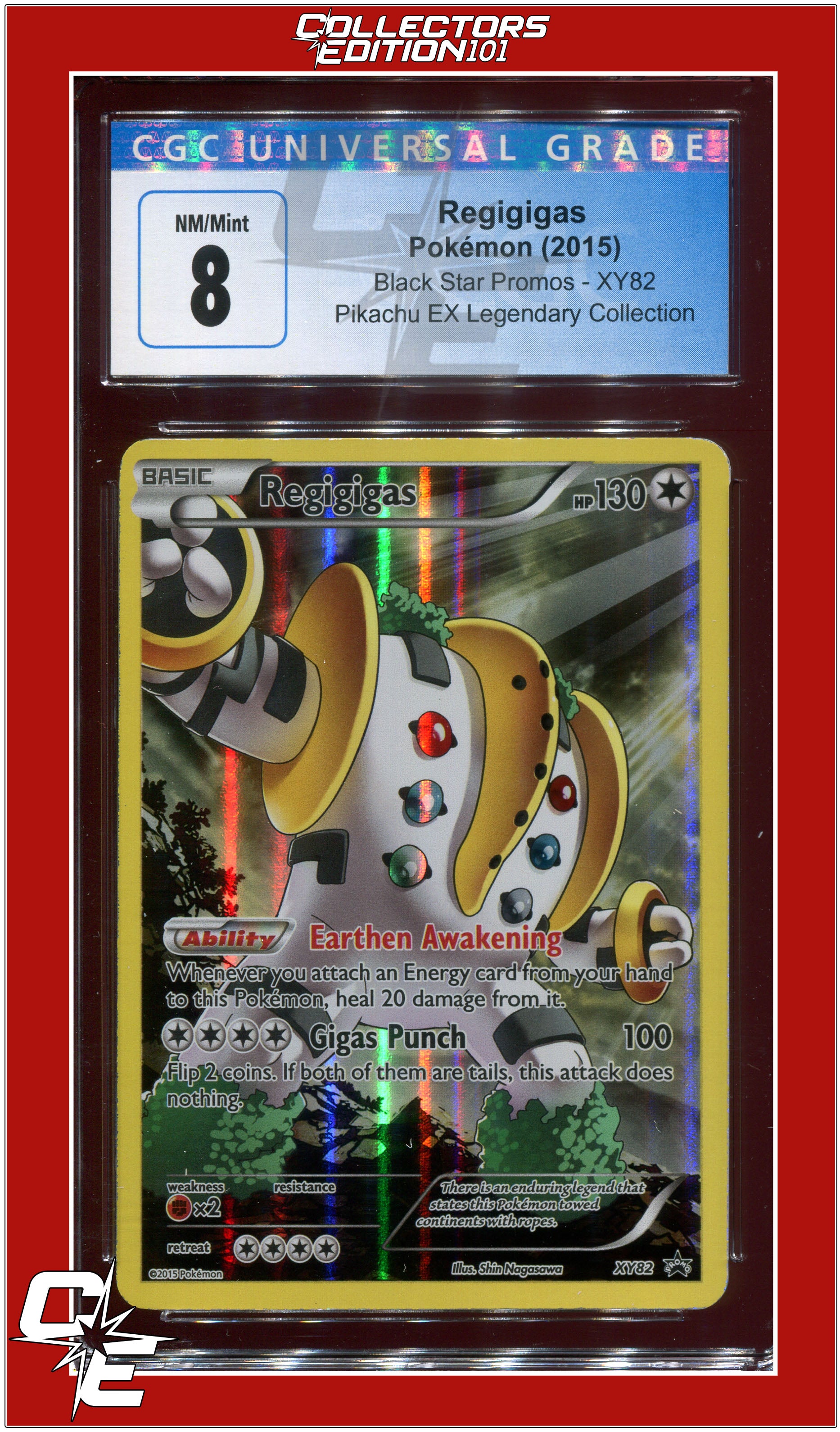 Regigigas XY82, Holo Promo Pokemon Card