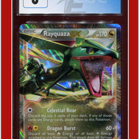 Dragons Exalted Rayquaza EX 85/124 CGC 8