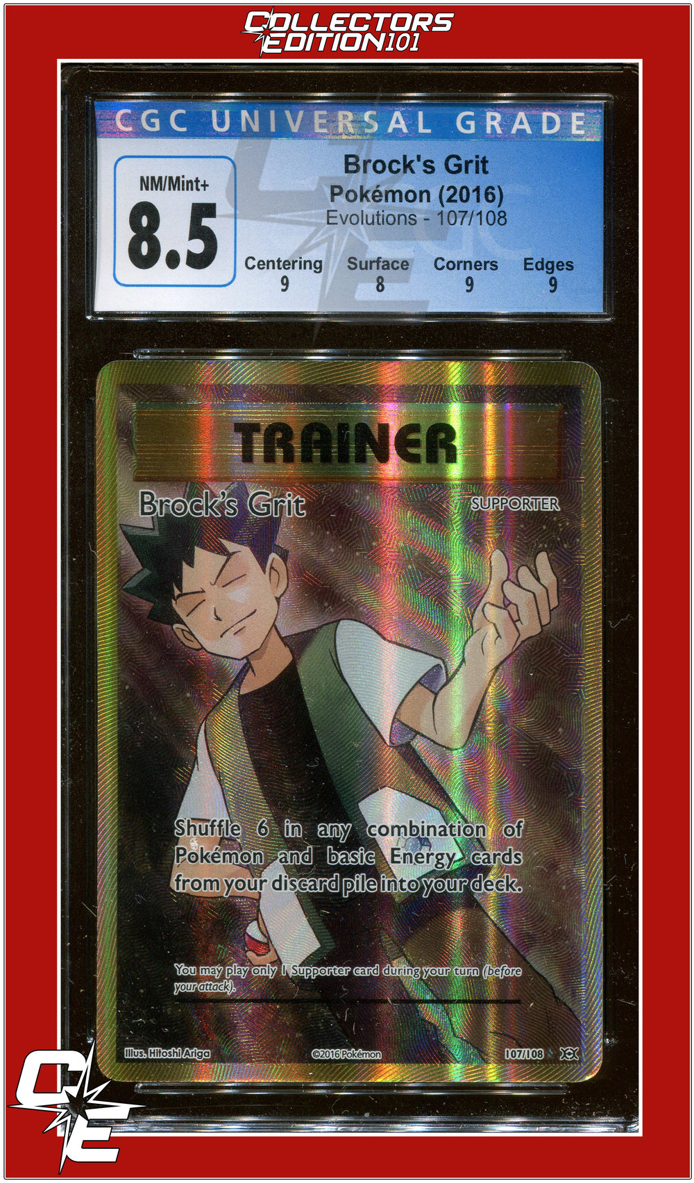 Evolutions Brock's Grit 107/108 CGC 8.5 - Subgrades