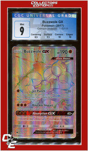 Crimson Invasion Buzzwole GX 115/111 CGC 9 - Subgrades