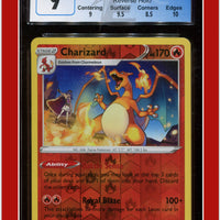 Vivid Voltage Charizard Reverse Holo 025/185 CGC 9 - Subgrades