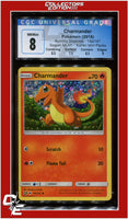 Burning Shadows Charmander Sequin Alt Art 18a/147 CGC 8 - Subgrades
