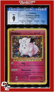 Evolutions Clefairy Holo 63/108 CGC 9 - Subgrades