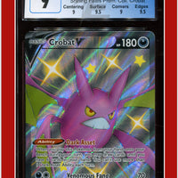 Black Star Promo Crobat V SWSH098 CGC 9 - Subgrades