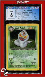 Team Rocket Dark Arbok Holo 2/82 CGC 6 - Subgrades