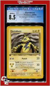 Neo Genesis 1st Edition Electabuzz 33/111 CGC 8.5