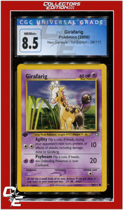 Neo Genesis 1st Edition Girafarig 58/111 CGC 8.5