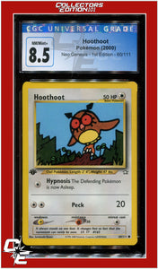 Neo Genesis 1st Edition Hoothoot 60/111 CGC 8.5