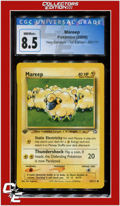 Neo Genesis 1st Edition Mareep 65/111 CGC 8.5