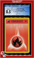 Neo Genesis 1st Edition Fire Energy 107/111 CGC 8.5
