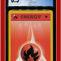 Neo Genesis 1st Edition Fire Energy 107/111 CGC 8.5