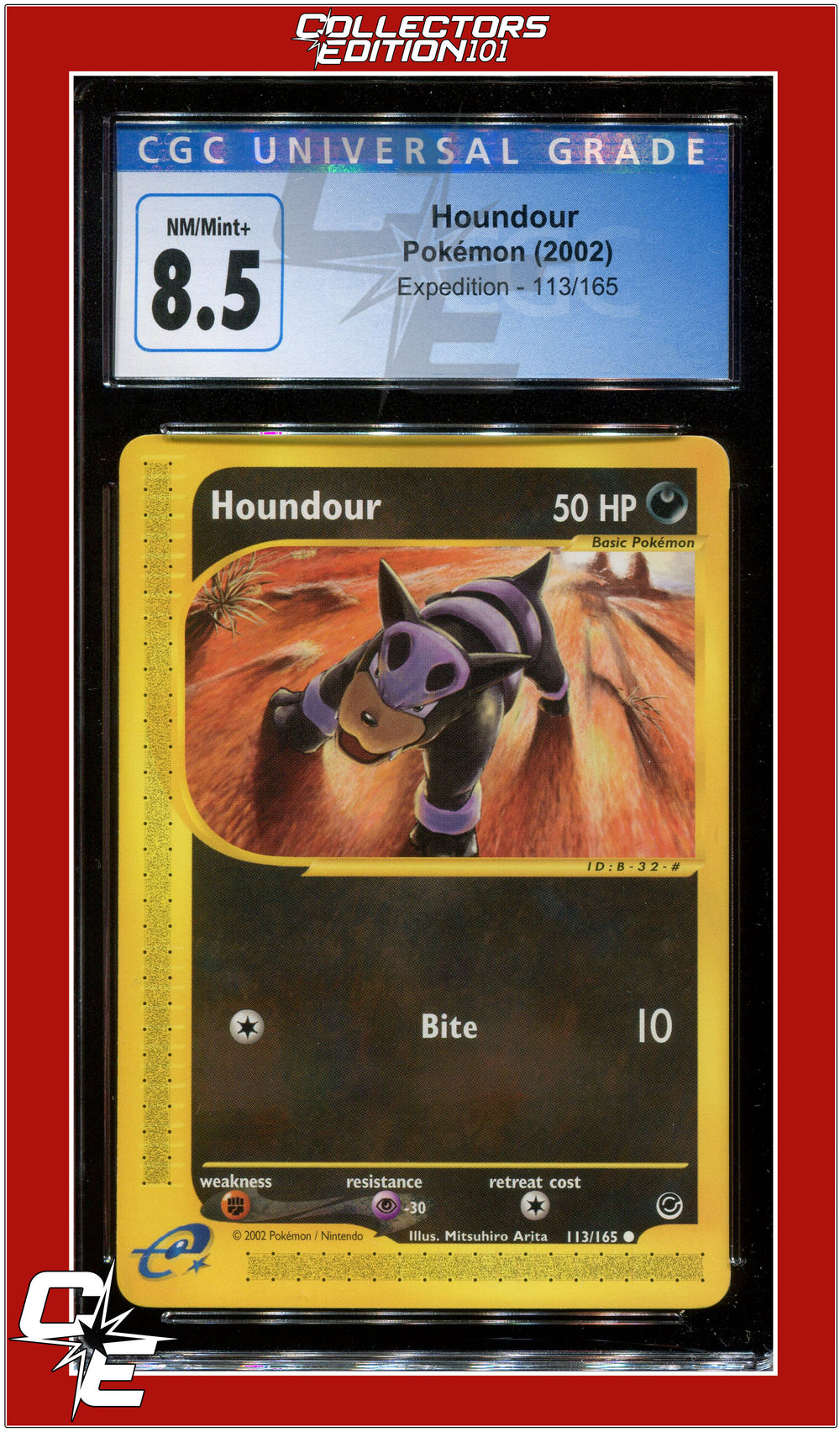 Expedition 113 Houndour CGC 8.5