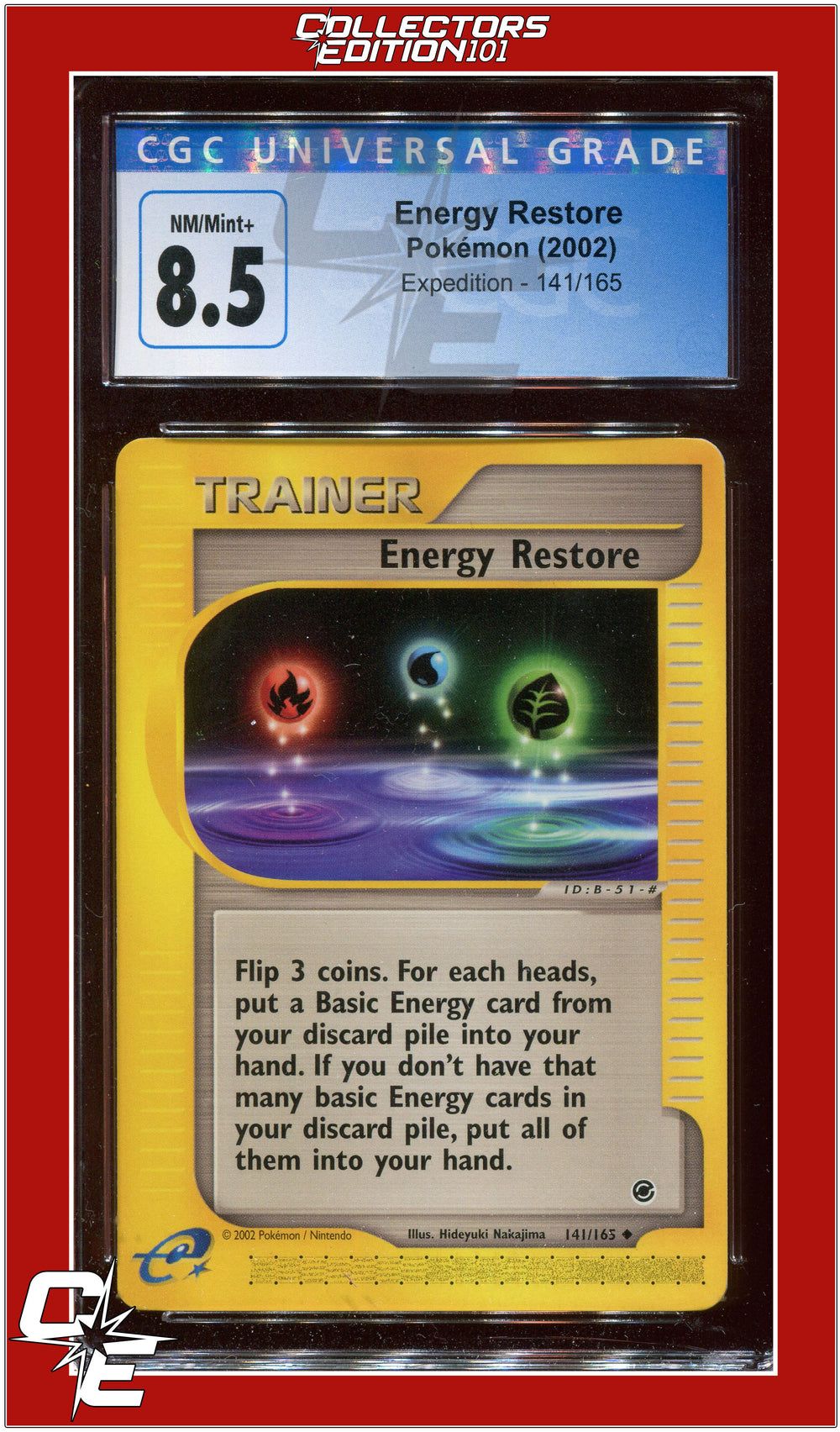 Expedition 141 Energy Restore CGC 8.5