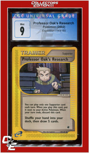 Expedition Professor Oak's Research 149/165 CGC 9