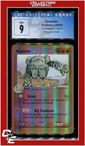 EX Dragon Graveler Reverse Holo 29/97 CGC 9